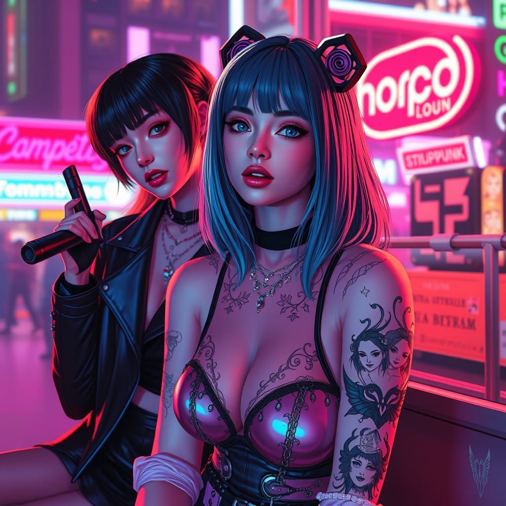 Coquettepunk, glamourpunk, cyberpunk, Mandy Jurgens, Ayami K...