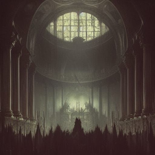 Dream Palace in Horror Style