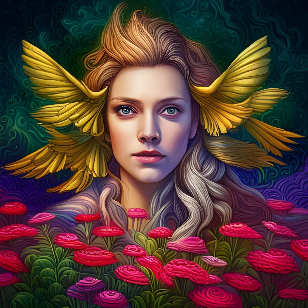 Guardians of Time in Secret Flower Garden