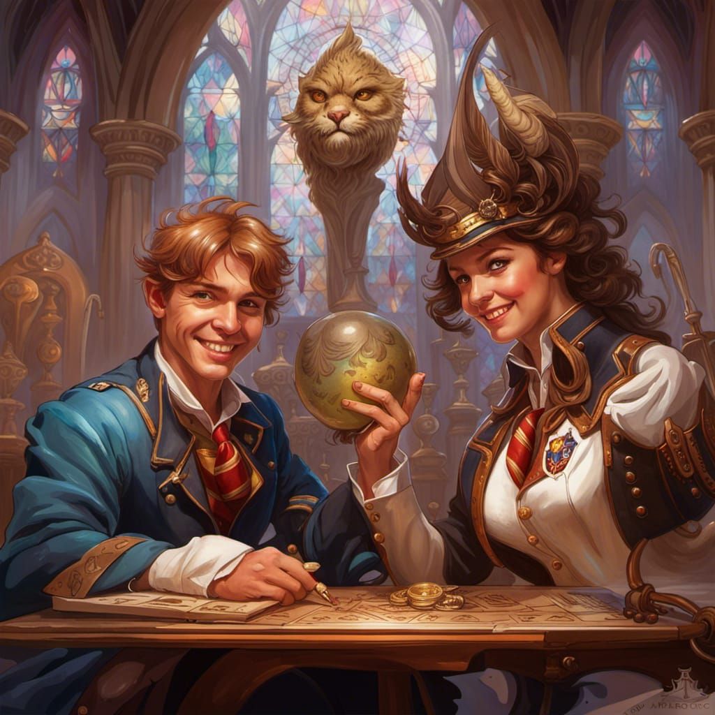 Hogwarts Series: Students in Divination Class