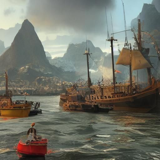 Fantastical Matte Painting in Unreal Engine 5