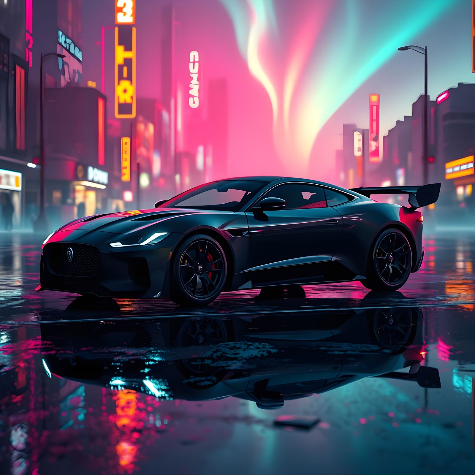 Boba Fett's Cyberpunk Jaguar SUPER V8