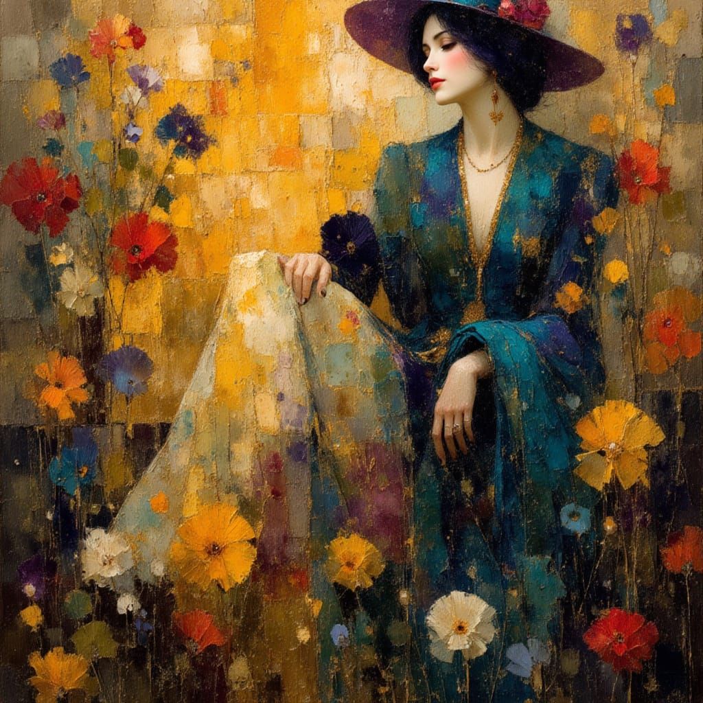 Fantastical Entangled Matte Painting in Deep Color