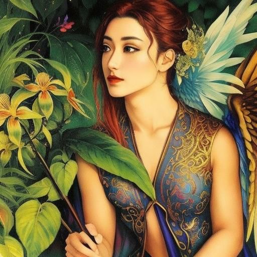 Mythical Whimsical Sensual AI Image