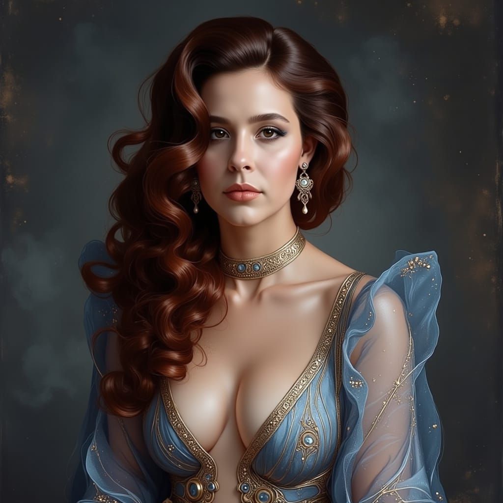 Ethereal Jedi Lady in Rocco Refined Toga Attire