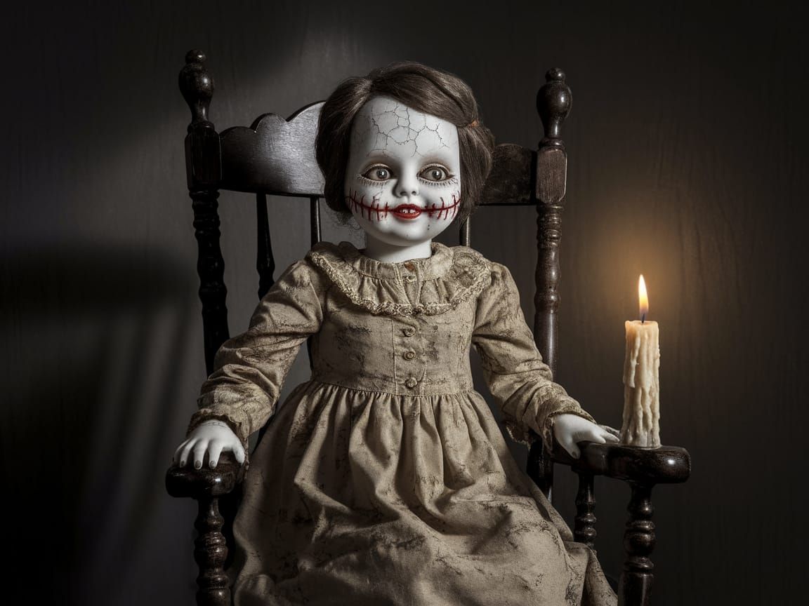 Vintage Doll Haunts Abandoned Nursery in Eerie, Fantastical ...