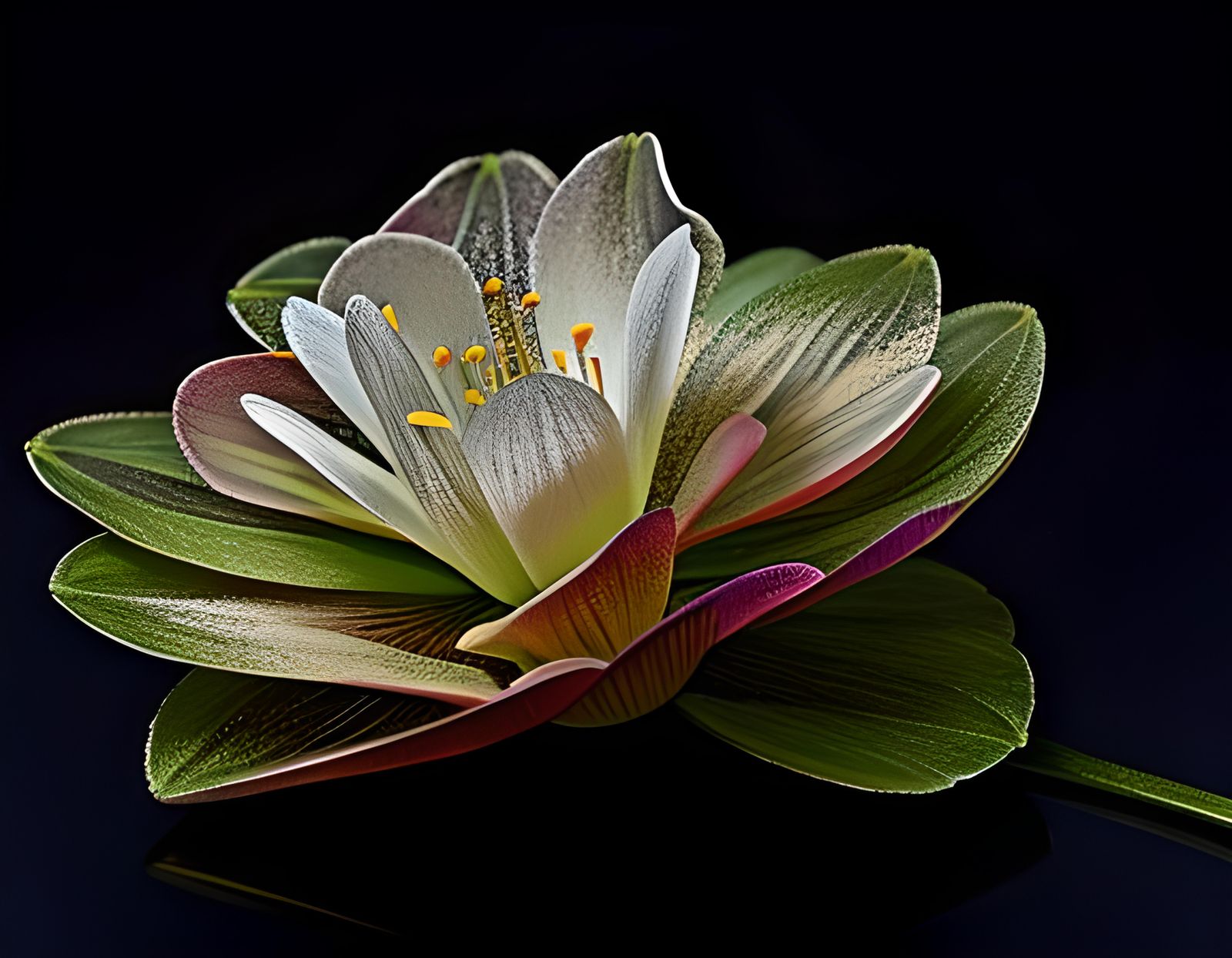 Closeup of a Beautiful Otherworldly Flower