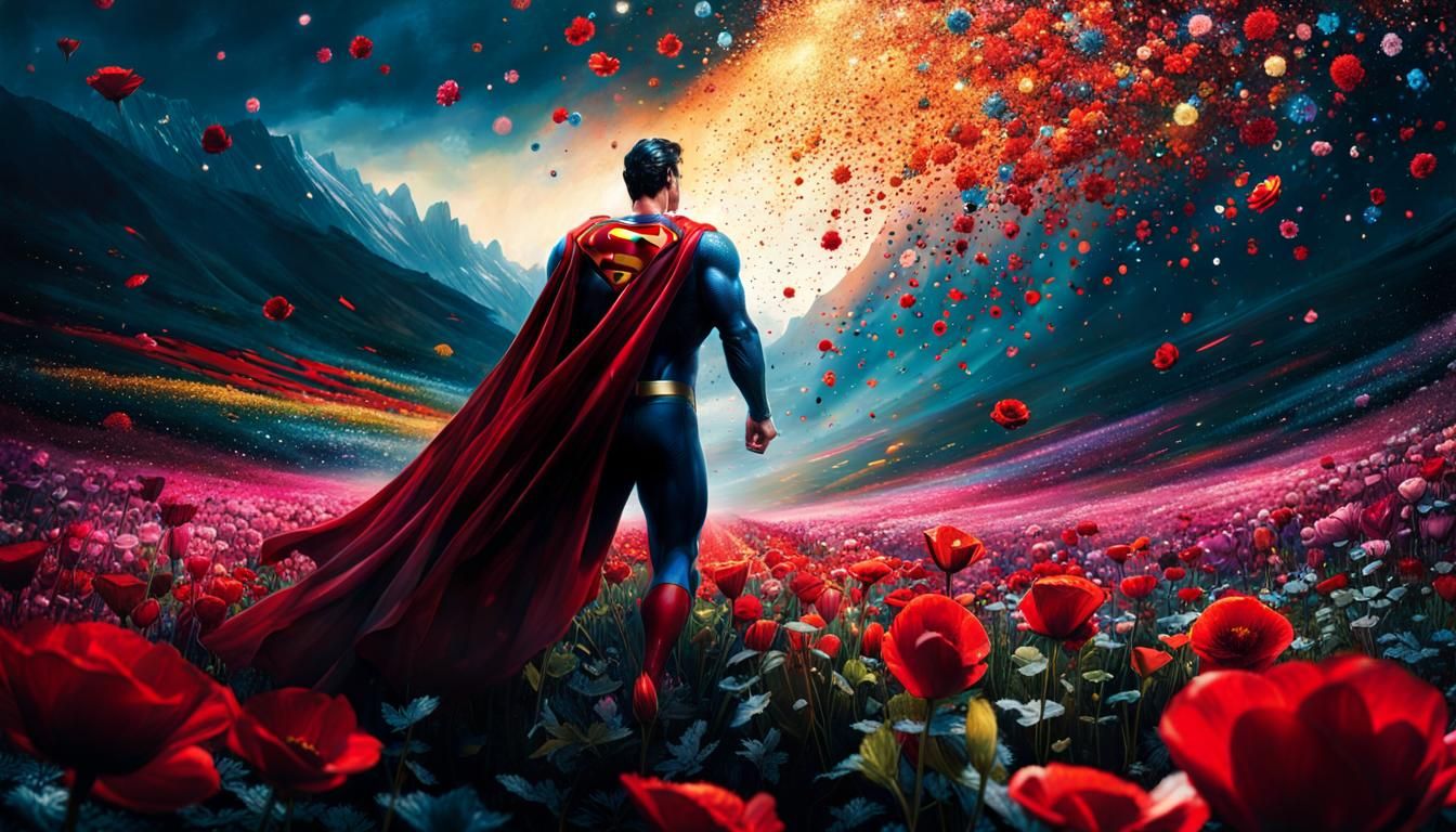 Superman walking On Proxima Centauri b