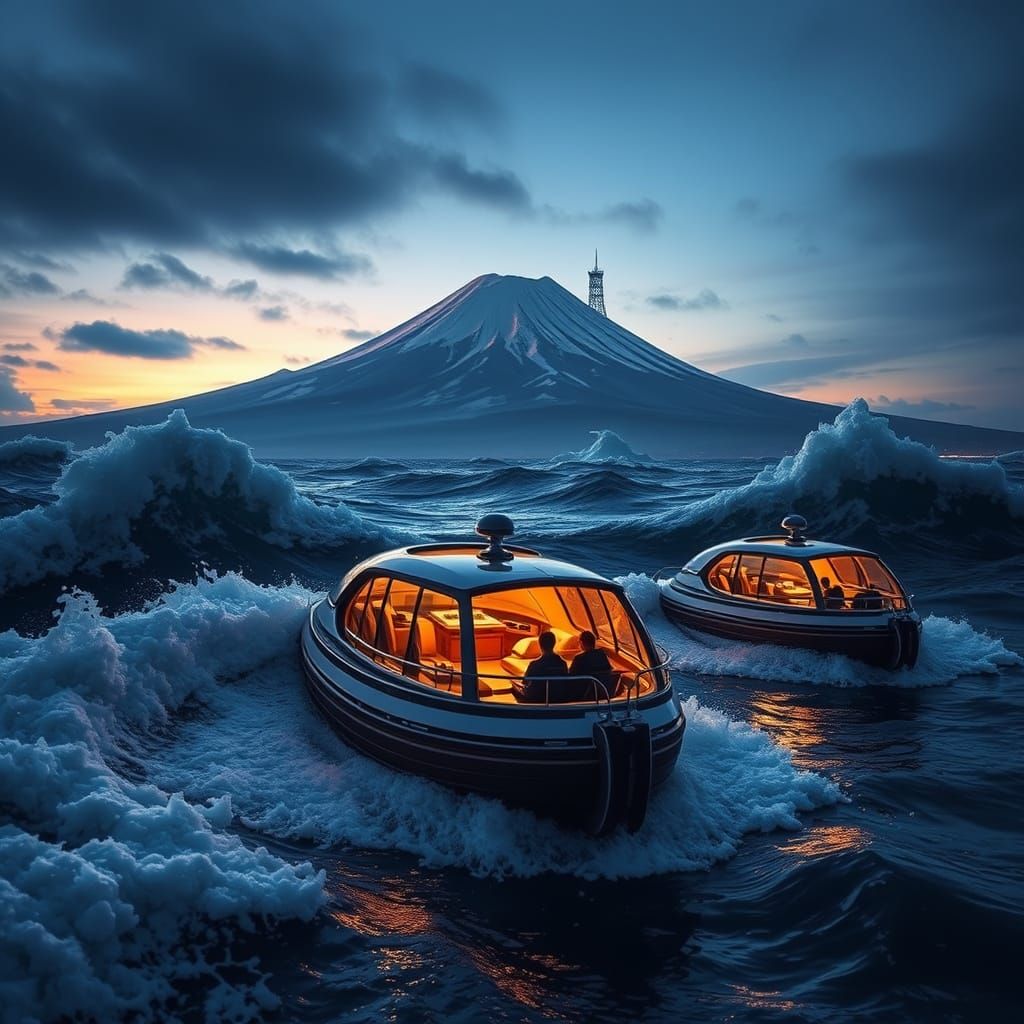 Luxury Apocalypse Pods Drowned by Climate Chaos