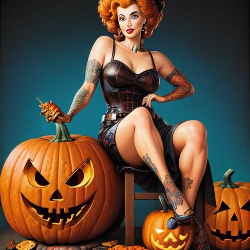 Pumpkin girl