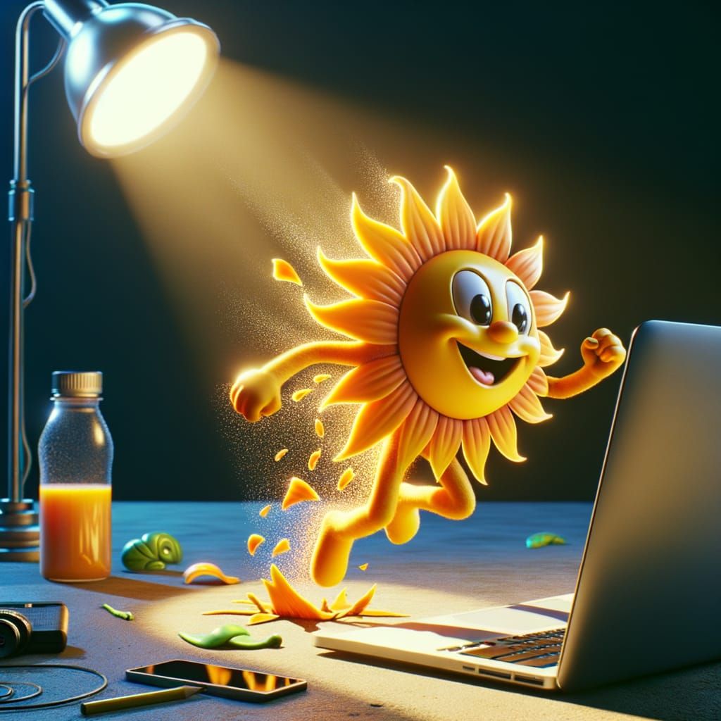 Whimsical Sticker Comes to Life in Vibrant Animated Video