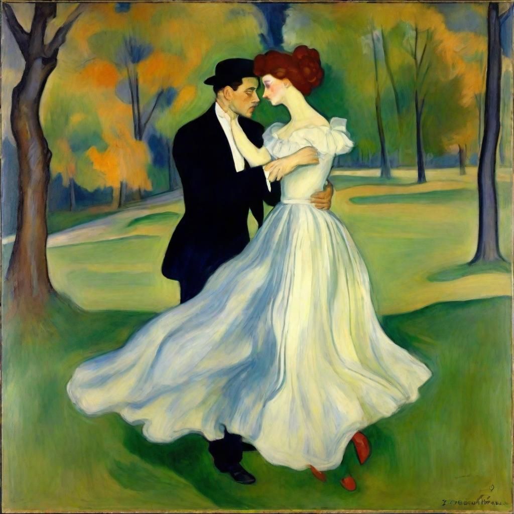 Solitary Waltz in a Dark Park