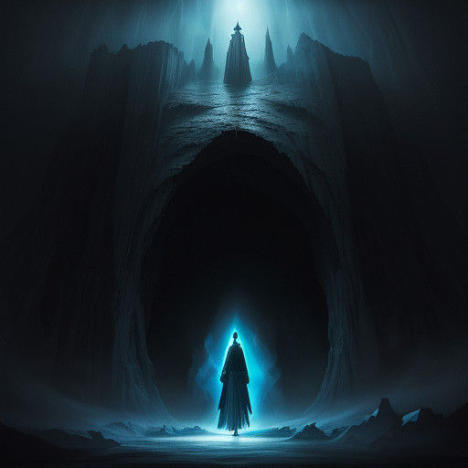 Mental Descent into the Underworld Cave