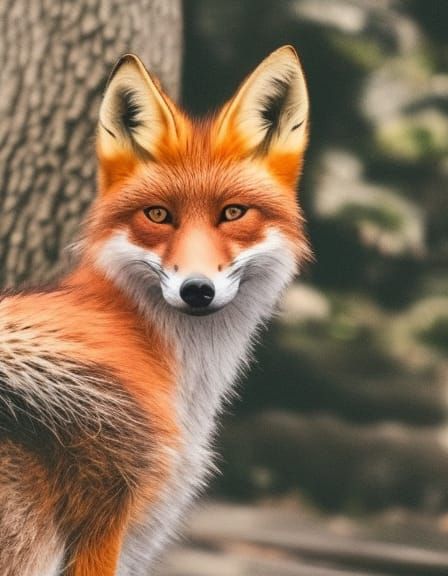 AI Generated Image of a Fox