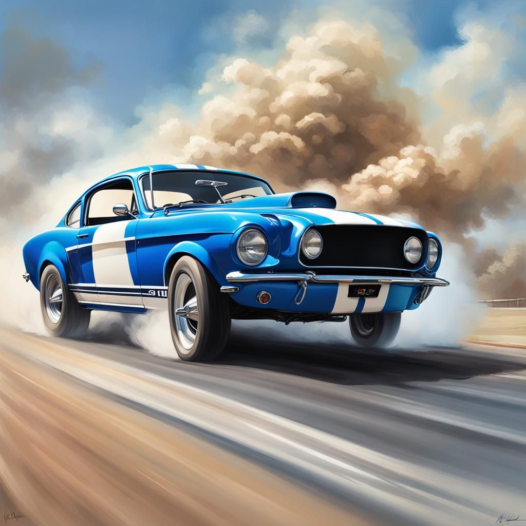 Mustang vs Beetle: Hyperrealistic Drag Race