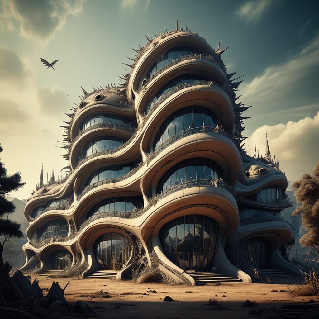 Biomorphic Dreamscapes in Earthy Hues