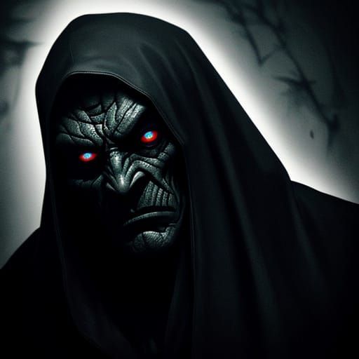 Dark Fantasy Boogeyman Hides in Shadows