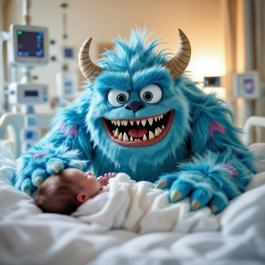 Guardian Monster Watches Over Premature Babies