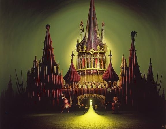 Sinister Steampunk Circus with Gothic Clowns