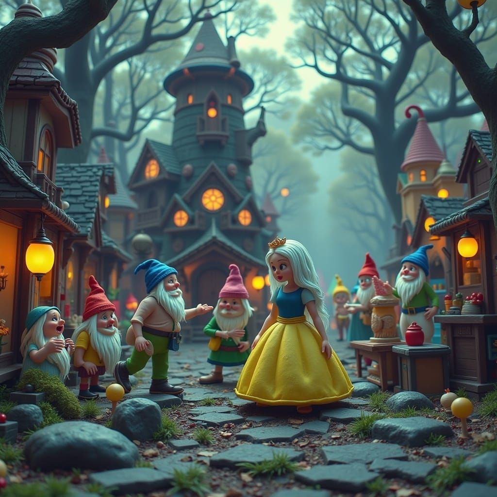 <lora:Laeviculus:1.0> pop nightmare in the style of a cgi fa...