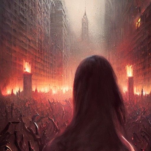 Shattered Soul Eaten by Darkness: Sinister Art