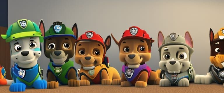 Paw Patrol AI Image