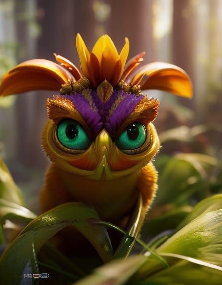 Cute Tulip Creature Concept Art in Unreal Engine 5