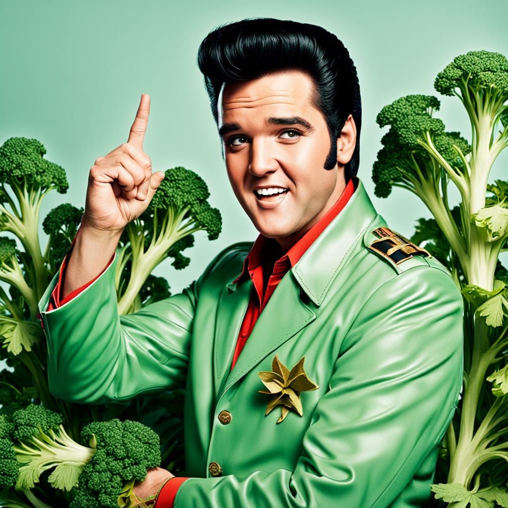 Elvis Parsley: An AI-Generated Wordplay Image