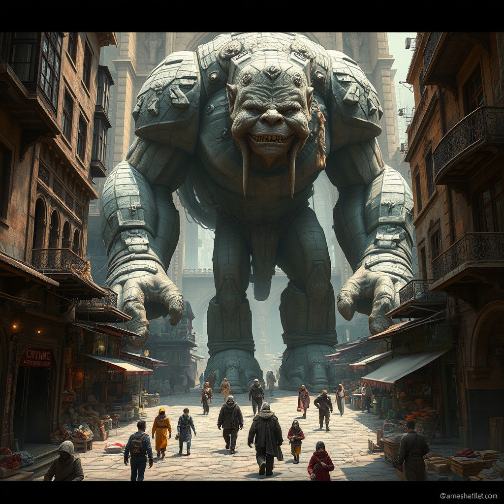 Giants and Humans Coexisting in Gomorrah