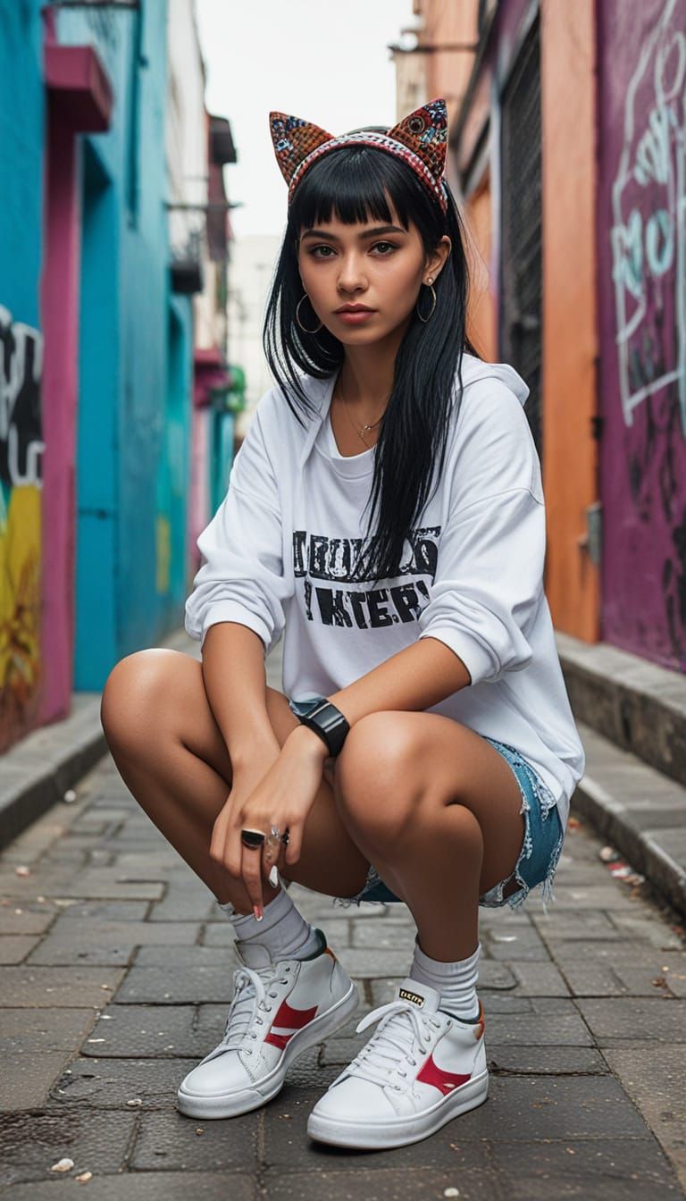 Vibrant Urban Fashion in Mexico
