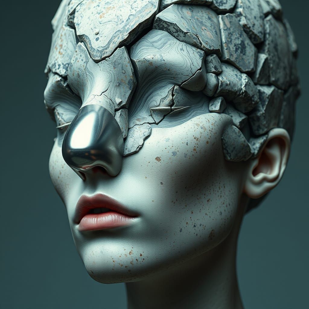 my nose is completely metallic my   head is scrambled stone