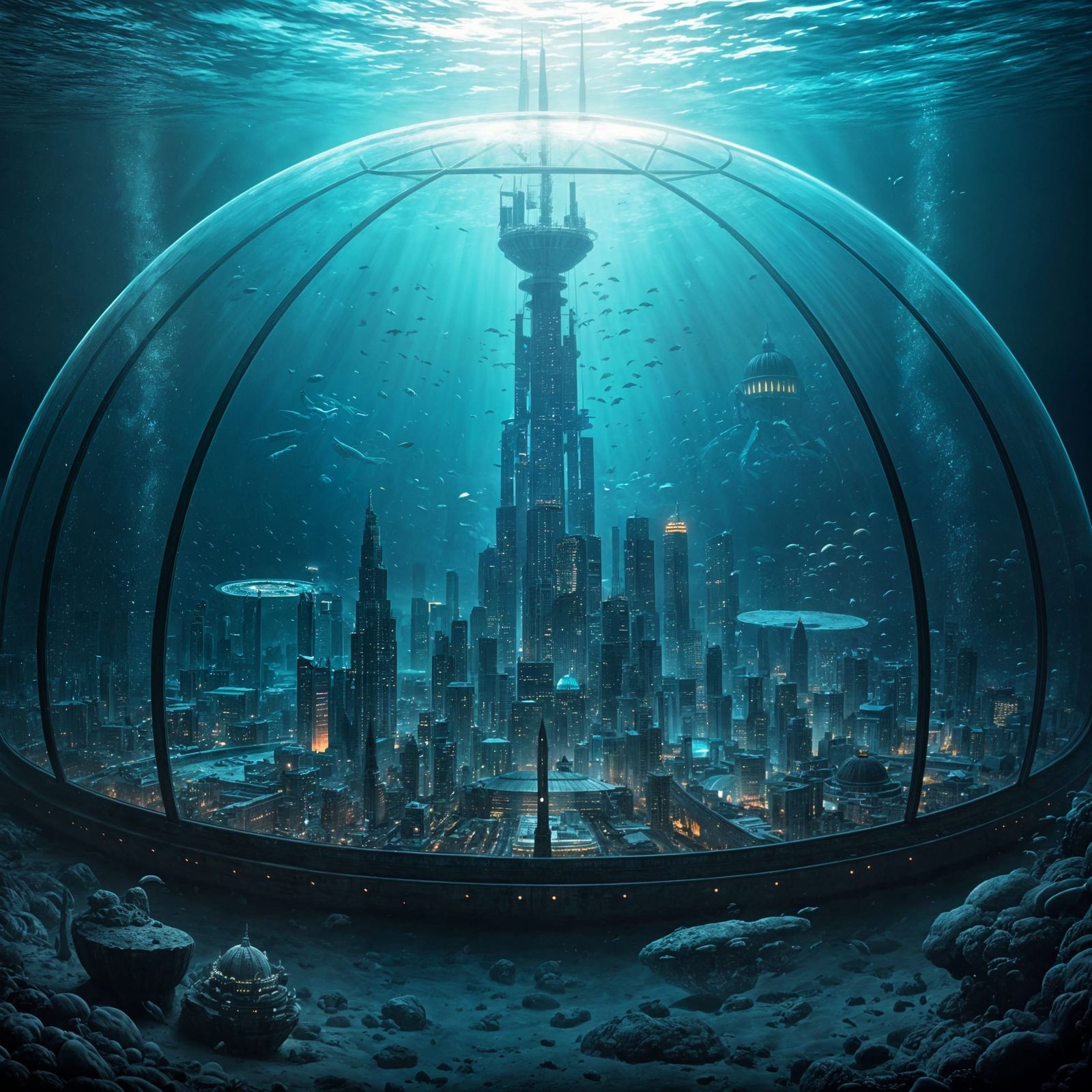 Ocean Dome City: A Subaquatic Metropolis