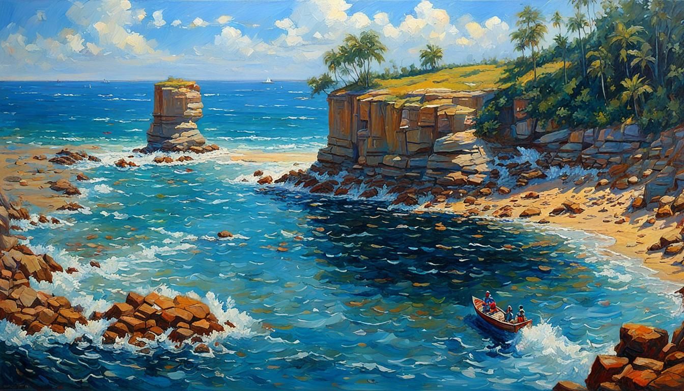 Classical Oil Painting in the Style of Gurney