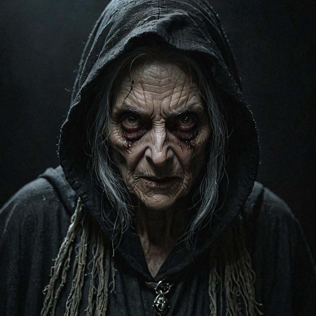 A Creepy Old Witch