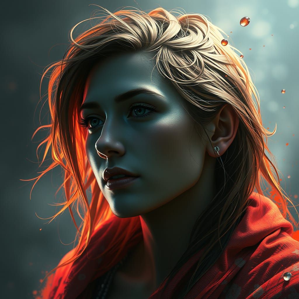 Detailed Portrait of a Gentle Spirit