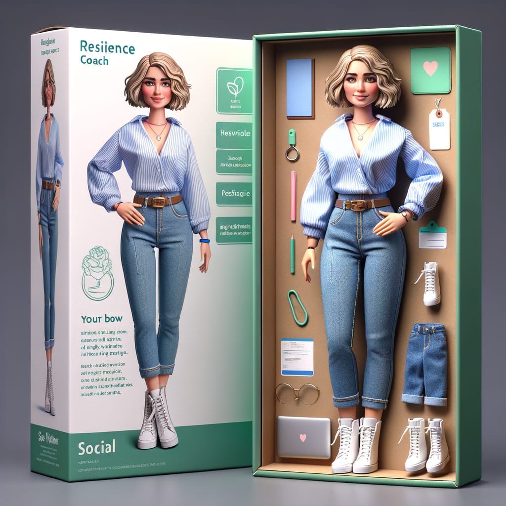 Collectible Social Worker Barbie Doll with Confidence and Co...