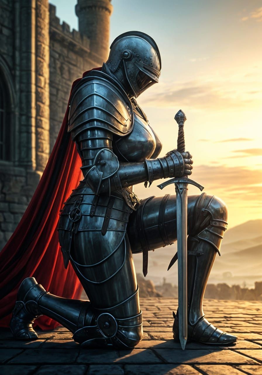 Kneeling Knight V1
