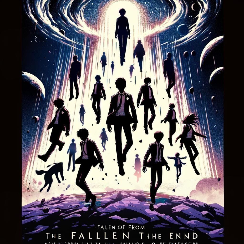 Vibrant Anime Style Empty Space in 3D