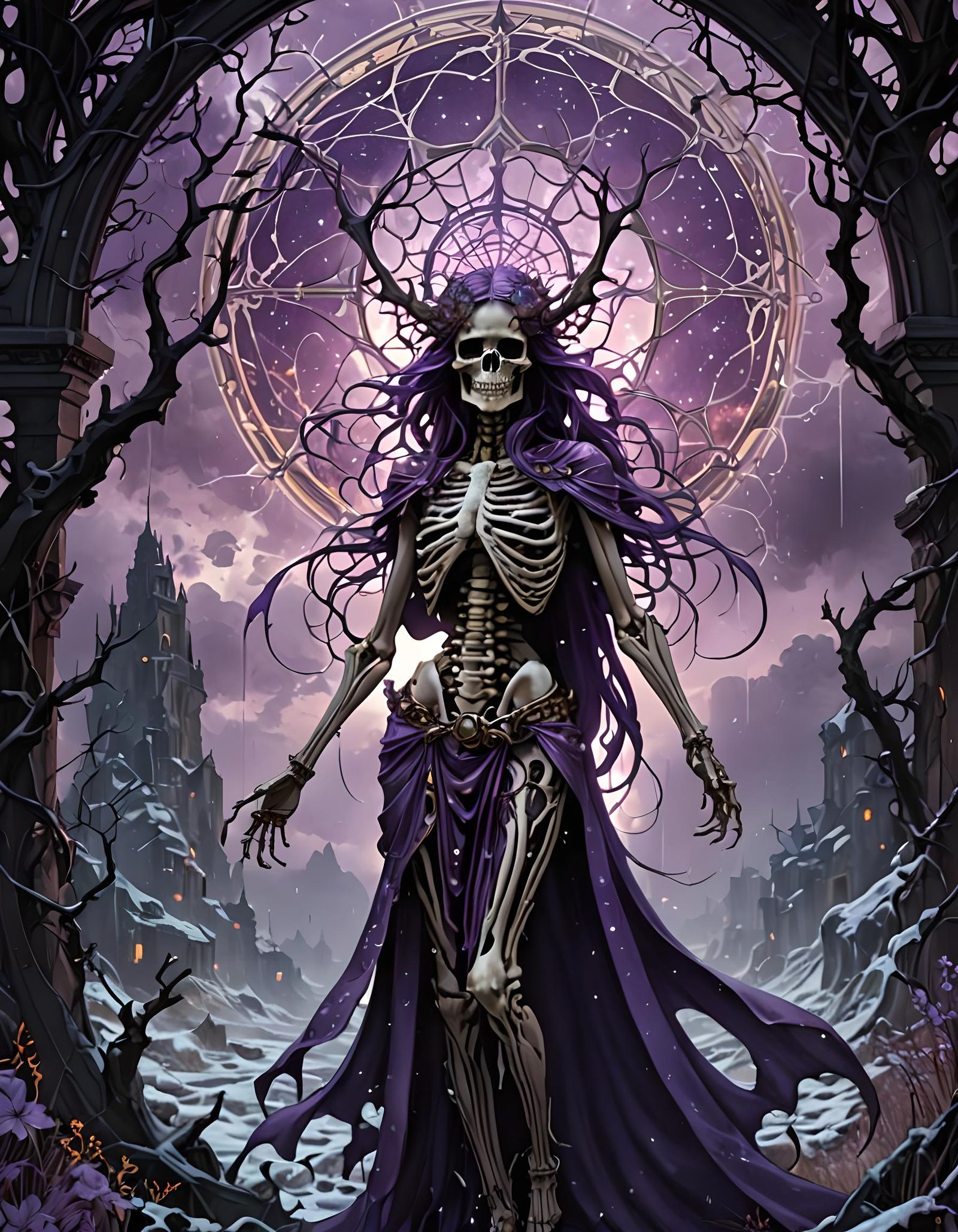 Apocalyptic Landscape in Anime Art Style