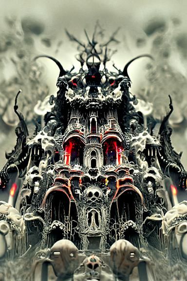 Haunted Victorian Castle in Hellscape