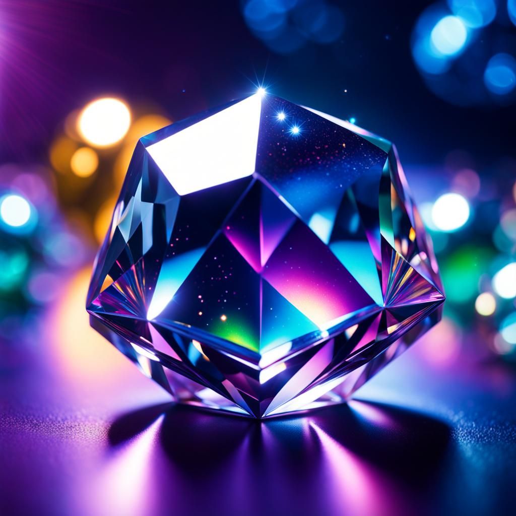 Prismatic Light Refracted by a Liquid Galaxy Gem