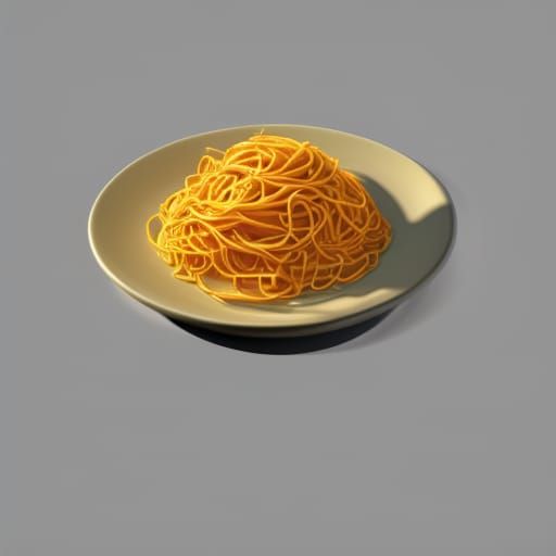 Delicious Pasta in Pixar-Style 3D Digital Art