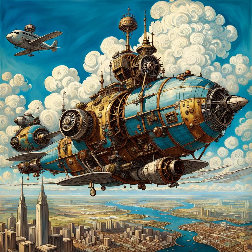 Steampunk Sky HQ