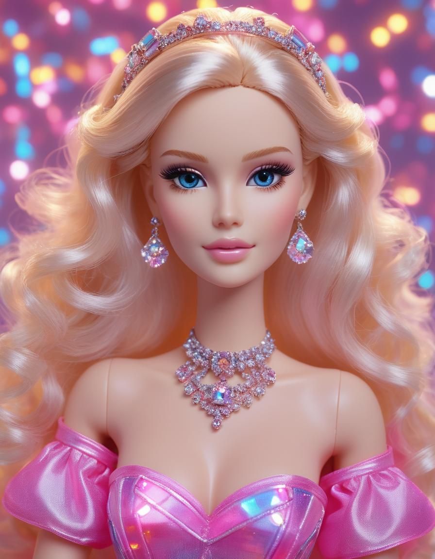 A Barbie doll turns into a beautiful 20-year-old girl. Very ...