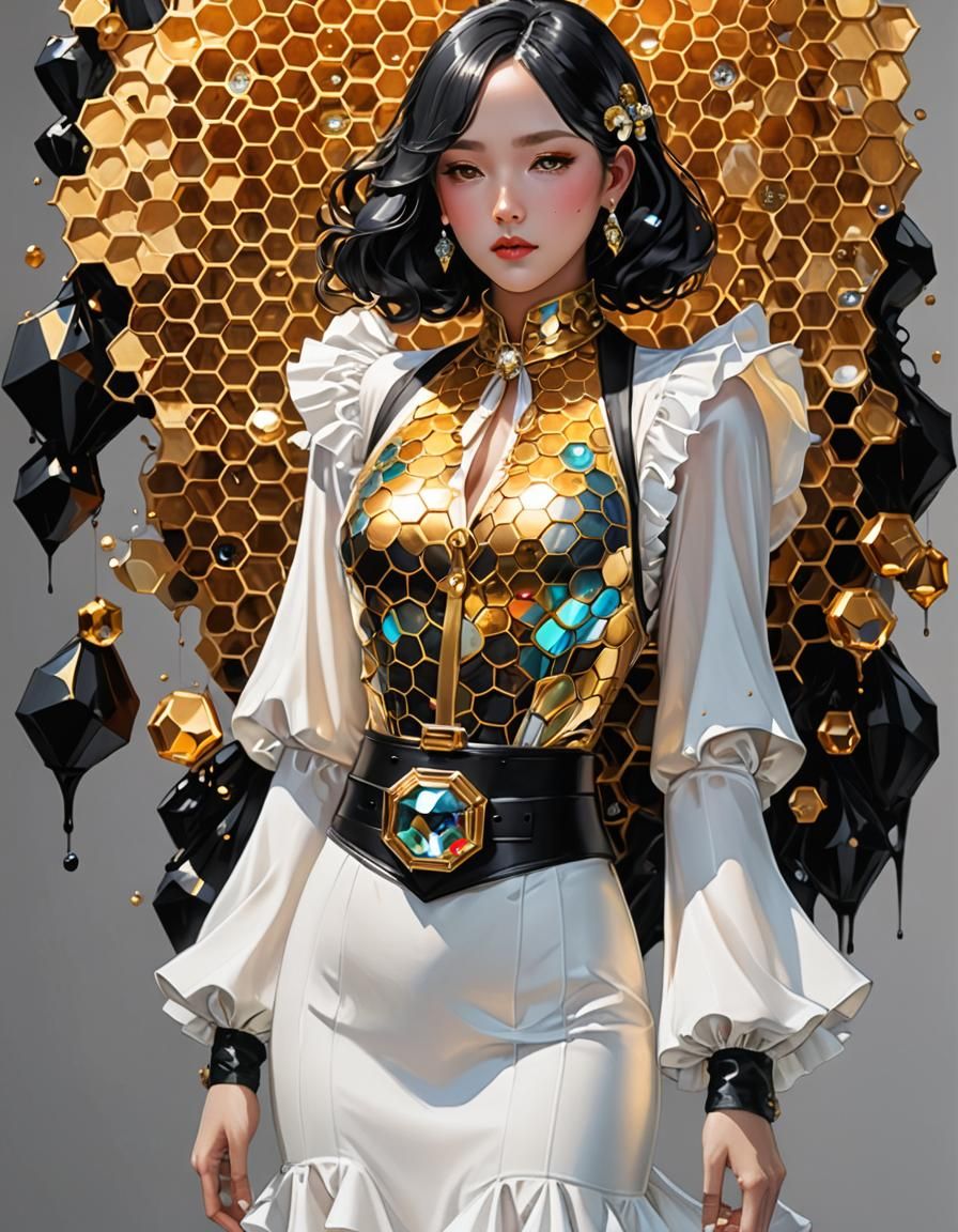 Honeycomb and 1930s Fashion in Anime Style