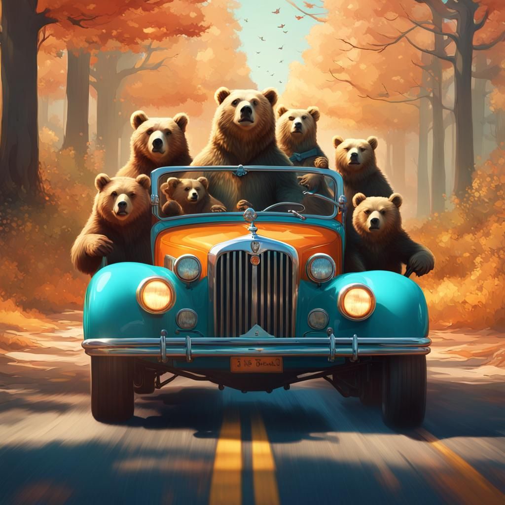 Bears day out with the family