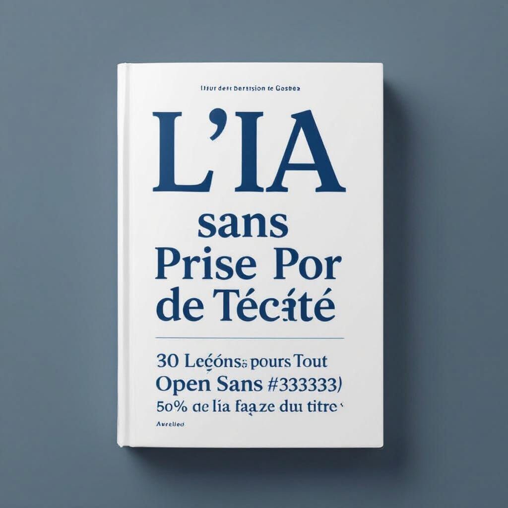 Minimalist Book Cover: AI Explained Simply