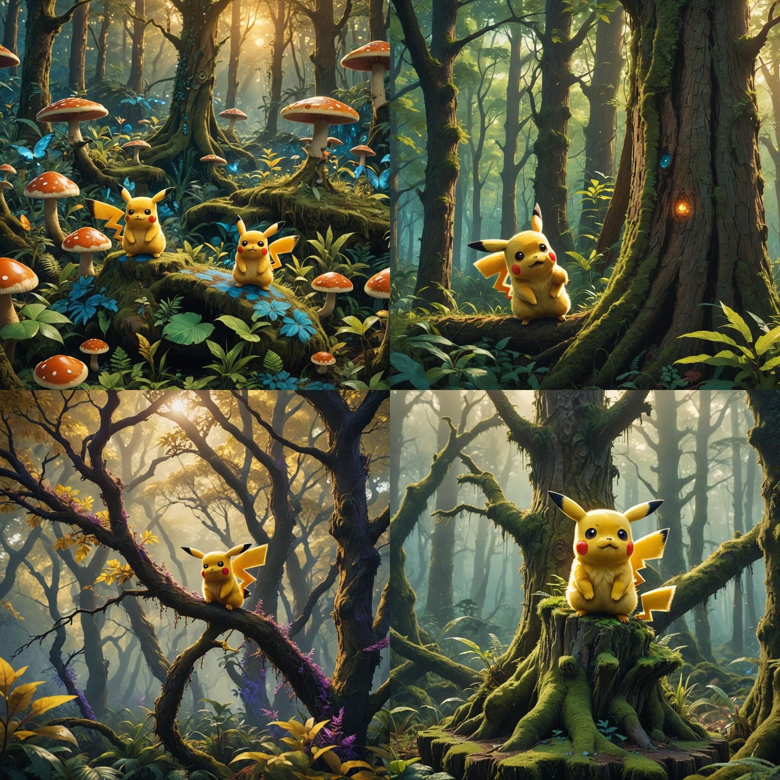 Hyperrealistic Pikachu in Real Life: Detailed Digital Art