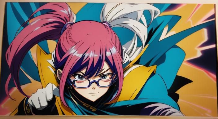 Anime Character in Studio Trigger Style