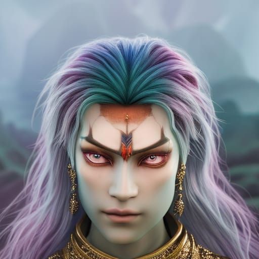 Future Warrior with Fitness Body in Barsoom Style